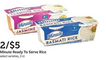 Fareway Minute ready to serve rice offer