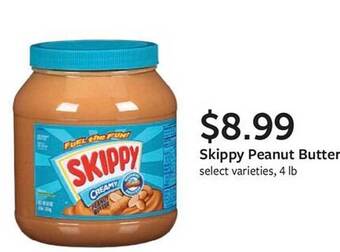 Fareway Skippy peanut butter offer