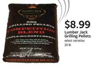 Fareway Lumber jack grilling pellets offer