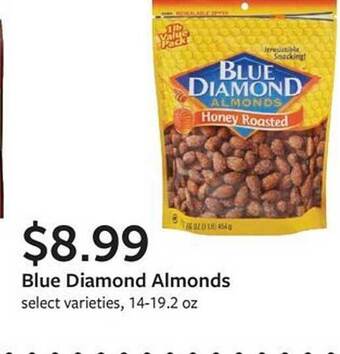 Fareway Blue diamond almonds offer