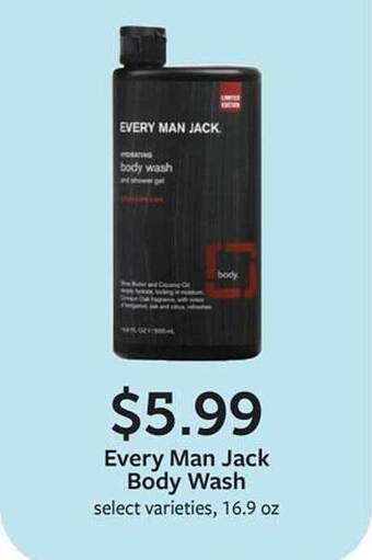 Fareway Every man jack body wash offer
