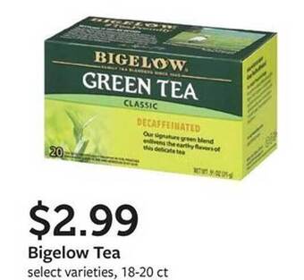 Fareway Bigelow tea offer