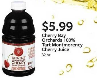 Fareway Cherry bay orchards 100% tart montmorency cherry juice offer