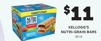 Fareway Kellogg's nutri-grain bars offer