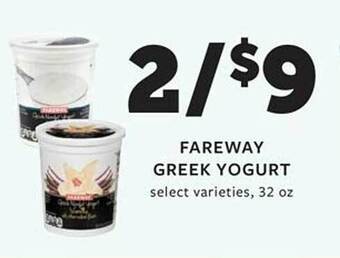 Fareway Fareway greek yogurt offer