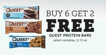 Fareway Quest protein bars offer