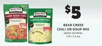 Fareway Bear creek chili or soup mix offer