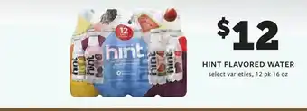 Fareway Hint flavored water offer