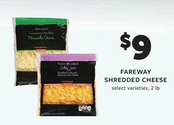 Fareway Fareway shredded cheese offer