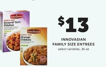 Fareway Innovasian family size entrees offer