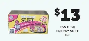 Fareway C&s high energy suet offer