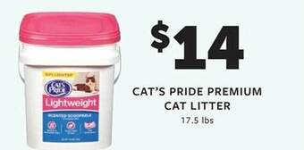 Fareway Cat's pride premium cat litter offer