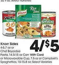 Kroger Knorr sides offer