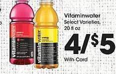 Kroger Vitaminwater select varieties offer