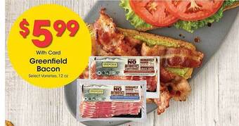 Kroger Greenfield bacon offer