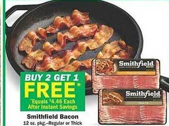 Schnucks Smithfield bacon offer