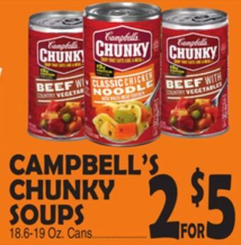Bravo Supermarkets Campbell's chunky soups offer