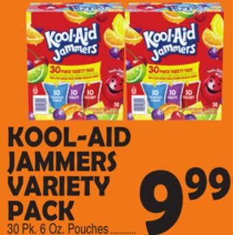 Bravo Supermarkets Kool-aid jammers variety pack offer