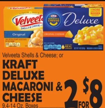 Bravo Supermarkets Kraft deluxe macaroni & cheese offer