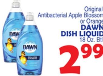 Bravo Supermarkets Dawn dish liquid offer