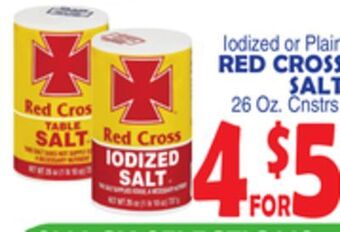 Bravo Supermarkets Red cross salt offer