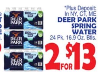 Bravo Supermarkets Deer park spring water offer