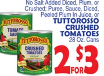 Bravo Supermarkets Tuttorosso crushed tomatoes offer