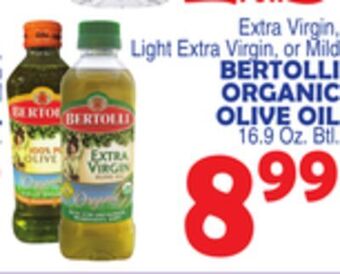 Bravo Supermarkets Bertolli organic olive oil offer