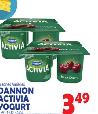 Bravo Supermarkets Dannon activia yogurt offer