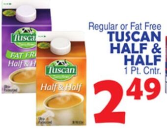 Bravo Supermarkets Tuscan half & half offer