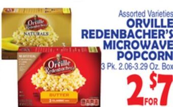 Bravo Supermarkets Orville redenbacher's microwave popcorn offer
