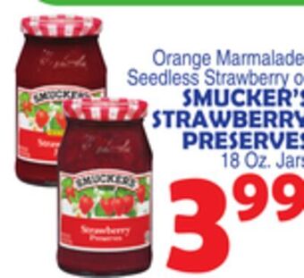 Bravo Supermarkets Smucker's strawberry preserves offer