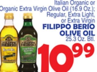 Bravo Supermarkets Filippo berio olive oil, 25.3 oz. btl. offer