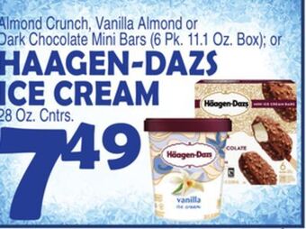 Bravo Supermarkets Haagen-dazs ice cream, 28 oz. cntrs offer