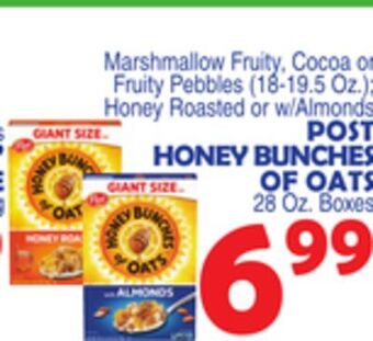 Bravo Supermarkets Post honey bunches of oats offer