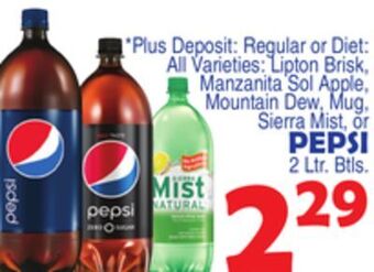Bravo Supermarkets Pepsi offer