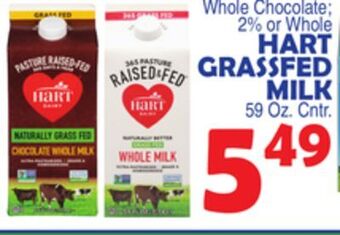Bravo Supermarkets Hart grassfed milk offer