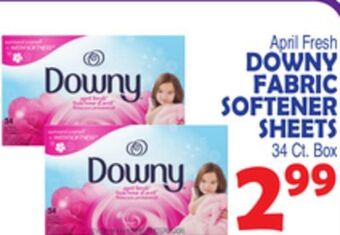 Bravo Supermarkets Downy fabric softener sheets offer