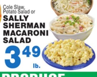 Bravo Supermarkets Sally sherman macaroni salad offer