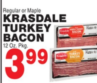 Bravo Supermarkets Krasdale turkey bacon offer