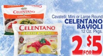 Bravo Supermarkets Celentano ravioli offer