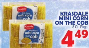 Bravo Supermarkets Krasdale mini corn on the cob offer