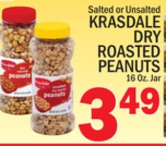 C Town Krasdale dry roasted peanuts offer