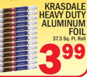 C Town Krasdale heavy duty aluminum foil offer