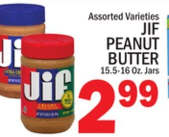 C Town Jif peanut butter offer
