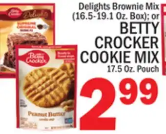 C Town Betty crocker cookie mix 17.5 oz. pouch offer