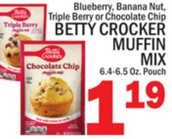 C Town Betty crocker muffin mix offer