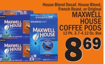 C Town Maxwell house coffee pods offer