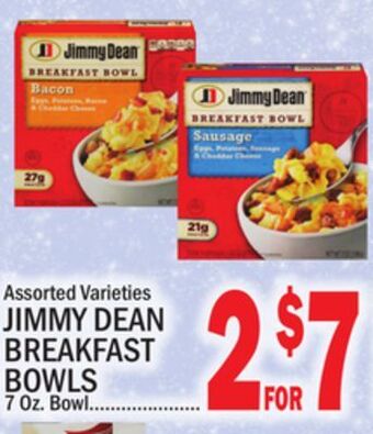 C Town Jimmy dean breakfast bowls offer