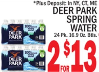 C Town Deer park spring water offer